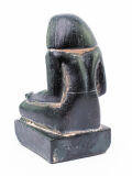 estatua de escribano en el antiguo Egipto, réplica de una escultura egipcia