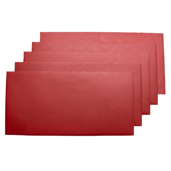 Wachsplatten Rot 5er Set für Wachstafeln