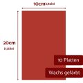 Wachsplatten Rot 5er Set für Wachstafeln