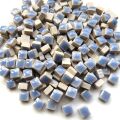 Azulejos de mosaico mini azul aciano, esmaltado, 5 x 5 x...