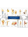 Handicraft-postcard gods of the ancient world - Greece
