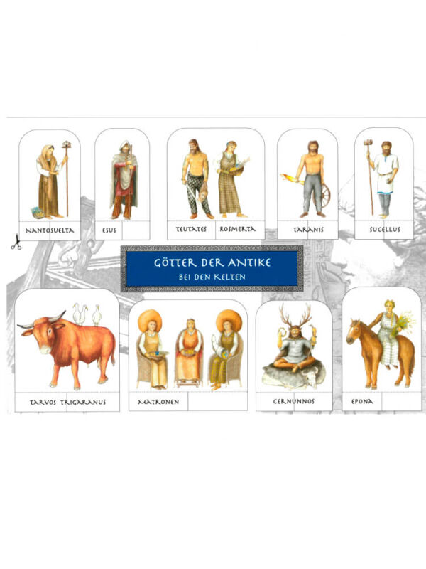 Bastel-Postkarte Götter der Antike - Kelten