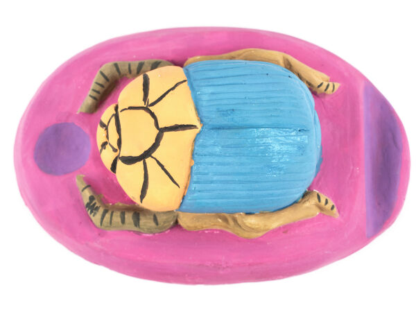 painting relief Scarab