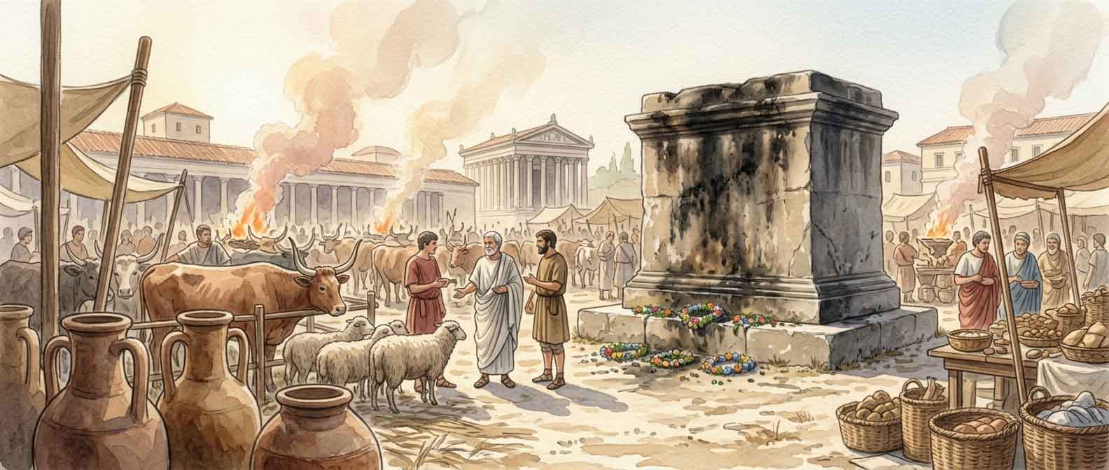 Hercules Invictus an der Ara Maxima: der Zehnte am Forum Boarium
