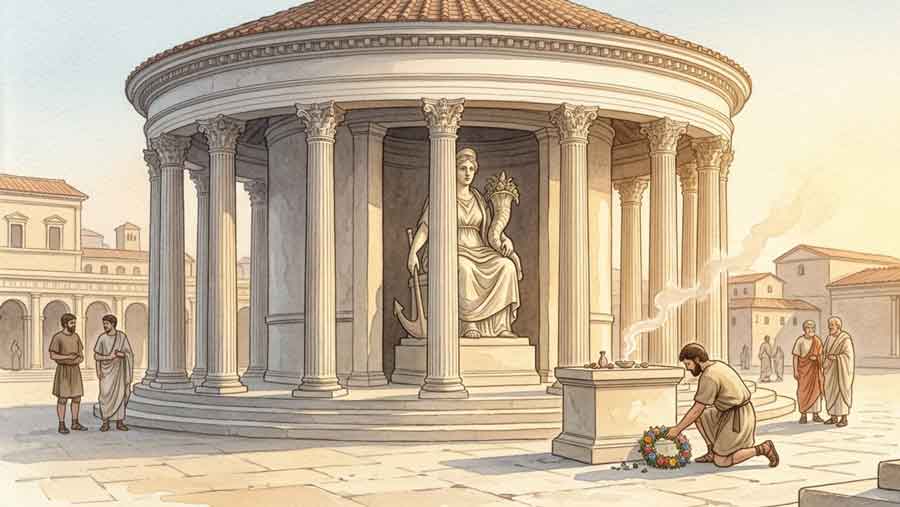 Fortuna Huiusce Diei: Rundtempel in der Area Sacra di Largo Argentina