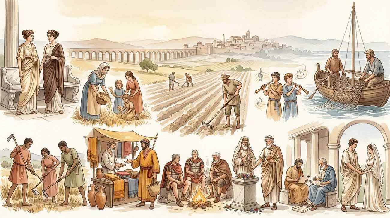 Römischer Sommer am Tiber: Boote, Tempel und das Ende des Iunius