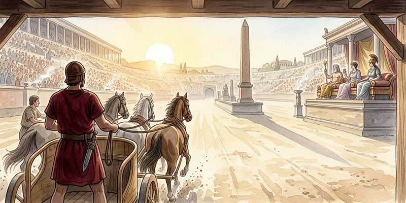 Römischer September: Ludi Romani und das Kapitol über der Stadt