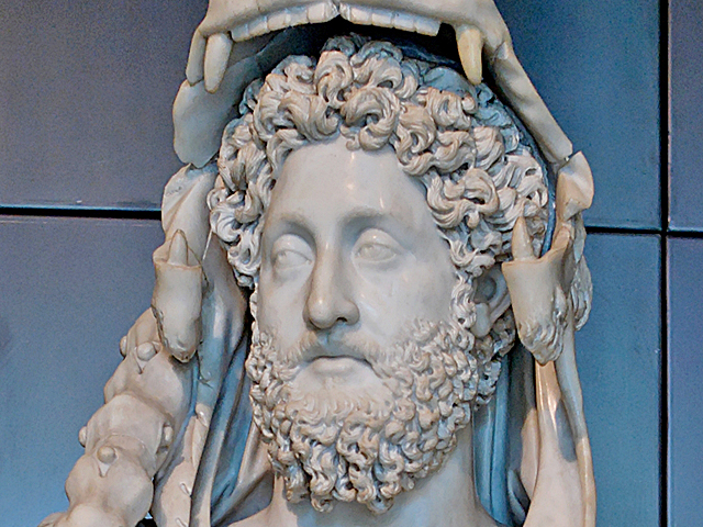 Kaiser Commodus als Gladiator